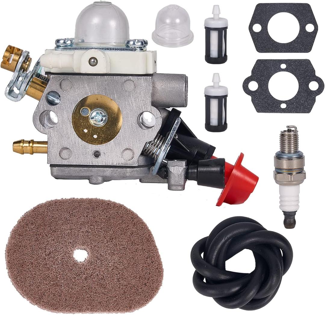 C1M-S207A FS56 Carburetor Kit for Stihl FS56 FS56R FS70 FS70R FS70RC KM56 KM56RC Trimmer Weed Eater Carb replace OEM 4144-120-0603 4144-120-0600