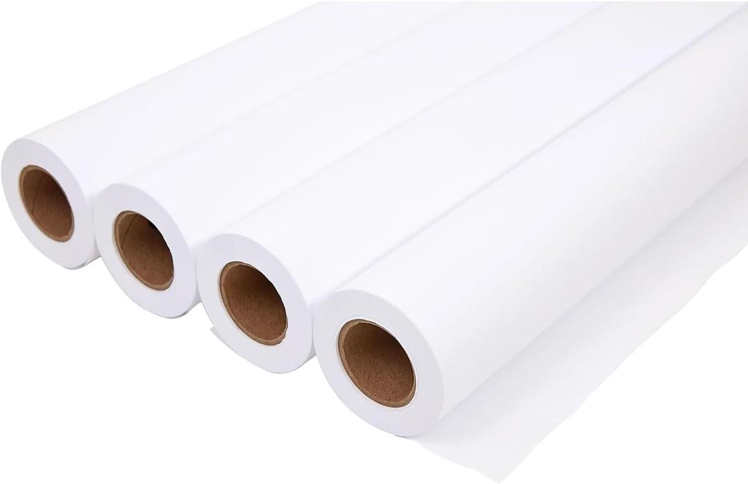 Staples 1051244 Wide Format CAD Bond Paper 42-Inch x 150-Ft 4/Carton (26780-CC)