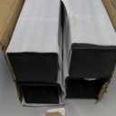 4 Pack Carbon Steel Dorm Bed Risers, 3.15" Diameter Metal Bed Riser
