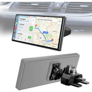 CD Mount for Carplay Screen, 360 Rotation CD Slot Carplay Mount for Car, Sturdy and Secure Carplays Holder Mounts for Apple and Android Display Monitors in Car
