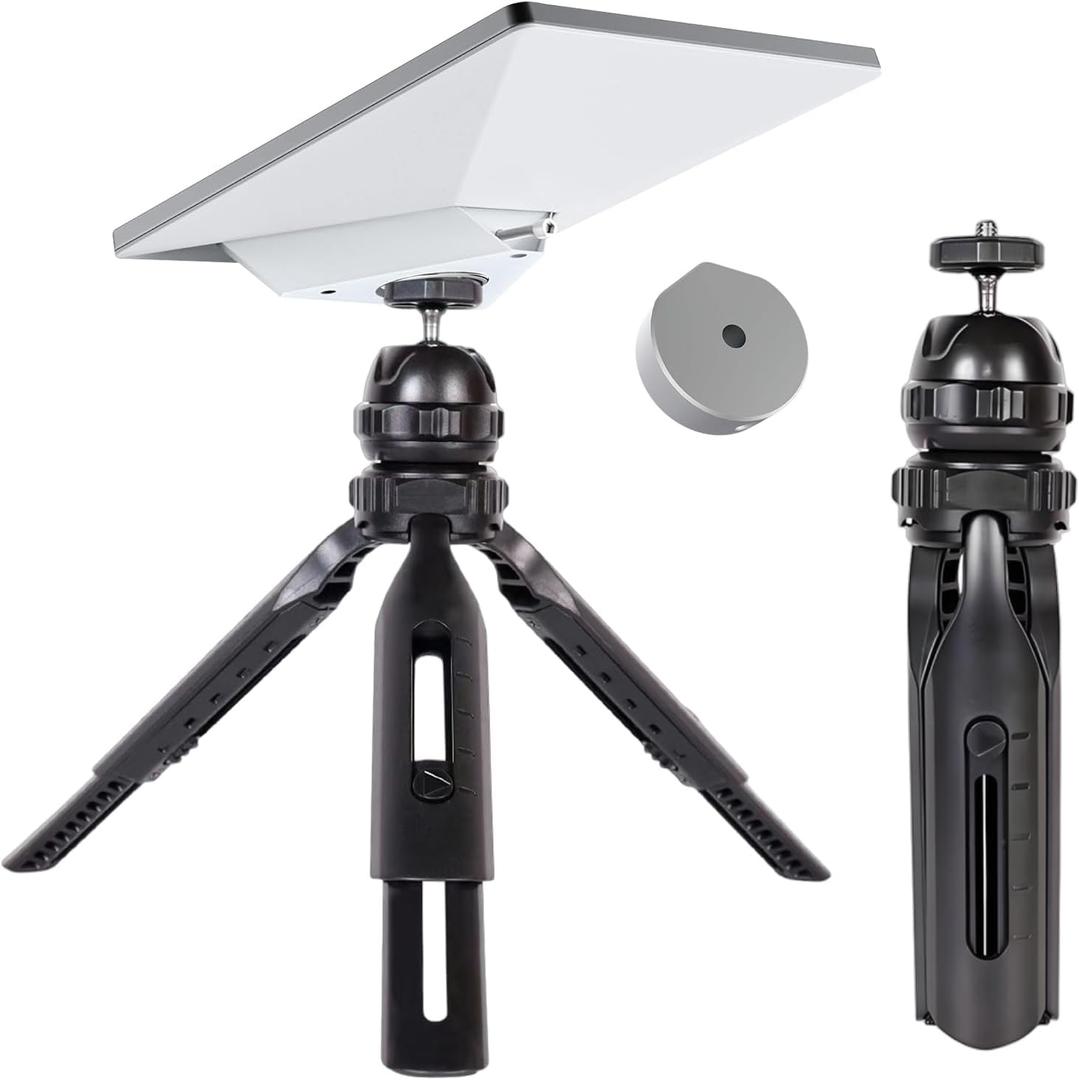 Lightweight Tripod Mount for Starlink Mini, Portable Satellite Mount with 360° Swivel Ball Head, Adjustable Holder for Camping, RV, Travel & Outdoor Activities