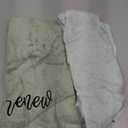 Moukeren 3 Pcs Sage Green Hand Towels for Bathroom 100% Cotton Jacquard Embroidered Soak Unwind Bath Towels Bathroom Spa Kitchen Dishcloth Gift Set Farmhouse Decorations (Green Leaves)