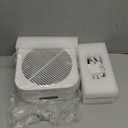 Air Purifiers for Home Bedroom Up to 600 ft, True HEPA Air Purifier for Pets Dust Dander Pollen Odor Smoke, Portable Car Air Purifier for Travel(White) (1 Pack)