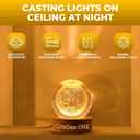 3D Moon Lamp Night Light 2.4 in. USB Sphere Light Crystal Ball Wooden Base Cool Lamps for Bedroom Teen Girl Gifts Trendy Stuff Kids Night Light Globe Light Elegant Design Home Decor (Moon)