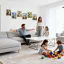 MUSM Colorful Dog Wall Art 3D Textured Impressionist Animal Printing for Kids Room Bedroom Livingroom Office Abstract Artwork Homedecor 8x10 Unframed