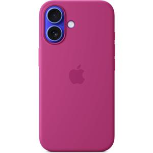 Apple iPhone 16 Silicone Case with MagSafe and Camera Control: Lightweight Phone Case, Wireless Charging Compatible, Smooth Matte Finish; Fuchsia