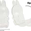 2 x Protective Case for LABUBU, Clear Figure Display Bag with Keychain, Plastic Protective Cover, Storage Transparent PVC Bag Hanging Model (Doll Not Include, Style B Sitting)