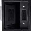 Legrand - On-Q in-Wall TV Cable Management Kit, Recessed Power & Low Voltage Bridge for TVs, UL Listed DIY Wire Hider Solution, HT2102BKV1, Black