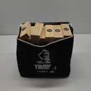 WOOD CITY Giant Tumbling Timber Tower Game (Stacking from 2 to 4 Feet), Classic Jumbo Outdoor Game for Adults Kids Family, 54 Pieces Premium Pine Wood Blocks Toy