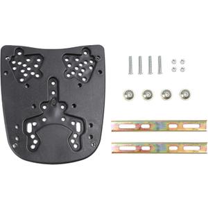 Universal Motorcycle Rear Tail Box Base Plate inPlastic Material Adapter for Motorcycle Rear Luggage Rack Trunk,Black Color Trunk Floor Panel Universal Motorcycle Rear Tail Box Base Plate inPlastic Material Adapter for Motorcycle Rear Luggage Rack Trunk,Black Color Trunk Floor Panel