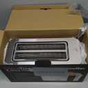 Mueller UltraToast Full Stainless Steel Toaster 4 Slice, Long Extra-Wide Slots for Bagels and Waffles, 6 Browning Levels, LED Display, Cancel/Defrost/Reheat Functions & Removable Tray, Kitchen Gadgets
