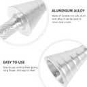 Cabilock Cake Decorating Tool Aluminum Alloy Flower Nail Pastry Cone Holder Icing Piping Rod for Precise Flower and Rose Making in Baking 3-Pack