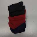 Looching 3 Pack Baby Toddler Girls Cute Cable Knit Cotton Tights Pantyhose Leggings Stocking Pants (4-6 Years, Black, Burgundy)