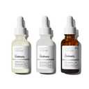 The Ordinary Serum Favorites Set  Hyaluronic Acid 2% + B5, Niacinamide 10% + Zinc 1%, Caffeine Solution 5%  Eye and Face Serums for Hydrating, Brightening & Pore-Minimizing Skin Care