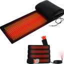 15 ft RV Heated Sewer Hose Cover RV Sewer Hose Kit -20F Rvs Heated Waste Discharge Hosepipe, Heating Sleeve for Rvs Camper Accessories, Not Including Hosepipe(Black)