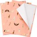 3 x The Gift Wrap Company 58-191804 Style Queen Love Flat Gift Wrapping Paper Sheet Set, 30" x 23", Multicolor, 3 Pieces