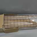 UNISHADES Cordless Bamboo Roman Shades for Windows, Blinds Size (33" W 64" H) Colour (Highfield Teak)