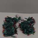 63.8FT Green Wire Multicolor String Lights, 300 Count (150L*2pcs) Incandescent Christmas Lights