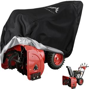 Himal Outdoors Snow Blower Cover-600D Heavy Duty Polyester,Waterproof,UV Protection,Universal Size for Most Electric Two Stage Snow Blowers 58" L x 33" W x 52" H(XL)