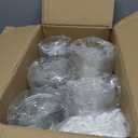 100 Pack - 16 oz Ratio Lines Iced Coffee Cups with Lids & Straws No Guessing for Consistent Drinks, Disposable Clear Plastic Cups with Lids and Straws for Coffee, Smoothies, Juice, Parties Food Safe