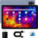 Android Tablet 10 Inch, Android 15 Tablets 2026 for Adults, Octa-Core, 12GB RAM,128GB Storage(2TB Expandable), Large Touch Screen Tablet with 10H Battery Life,WiFi & Bluetooth 5.0,Grey Blue