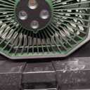 Coolice Camping Bucket Misting Fan 8L Water Tank, 24000mAh Outdoor Misting Fan with 2 Spray Modes & 3 Speeds, 3-speed LED lights Floor Cooling Fans, Portable Camping Fans for Garden, Patio, Worksite (Green)