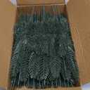 Hananona 50 Pcs Artificial Pine Branches Green Plants Pine Needles DIY Accessories for Garland Wreath Christmas and Home Garden Decor (50, Green)