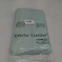 Estelar Textiler Full Room Darkening Gradient Blackout Curtains 72 Inch Length 2 Panels Set, Ombre Aqua and Beige Thermal Insulated Full Light Blocking Grommet Blackout Drapes for Bedroom, 52Wx72L