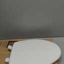 Mayfair Caswell Modern Slow Close Toilet Seat, Durable Plastic, Elongated, White