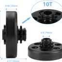 Centrifugal Clutch, Go Kart Clutch 3/4 Bore 10T with #40 41 420 Chain 12.7mm pitch for Mini Bike, Go Kart, predator 212, Lawnmower and Honda GC GX 2-6.5HP Engine GC160 GC190 GX120 GX140 GX160 GX200