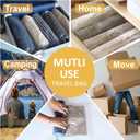 2 x Cozy Essential Compression Bags for Travel - Travel Essentials - 12 Pack Space Saver Plastic Packaging Bags - No Vacuum Needed - Compression Packing Bags for Cruise Accessories