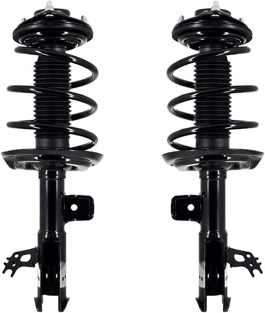 Detroit Axle - 2 Front Struts for 2018-2023 Toyota Camry 2019-2022 Avalon, Complete Strut with Coil Spring Assembly Replacement Quick Suspension Struts Shocks Assembly