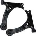 Front Lower Control Arm Assembly for Toyota Corolla Matrix 2003-2013, for Celica 2000-2005, for Pontiac Vibe 2003-2008 Left & Right Side Suspension kit K640360 K640361 2Pcs