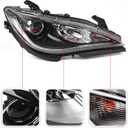 Huray Right Headlight Assembly Fit for Chrysler Pacifica 2018 2019 2020, RH HID Headlamp [Only for Xenon Model] OE Style Replacement for CH2519152 68228948AH Passenger Side
