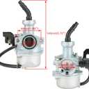 YOXUFA PZ22 Carburetor 22mm Carb Replacement for 125cc 110cc SSR TaoTao Pit Dirt Bike ATV XR CRF50 70cc DB14 DB24 Coolster Apollo Blazer Parts