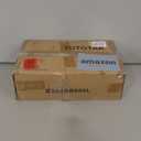 TUTOTAK Corner Shelf with LED Light, 6-Tier Corner Bookshelf for Small Space, Narrow Display Corner Shelf Stand with Storage Rack, for Living Room, Bedroom, Rustic Brown BS05BB006L