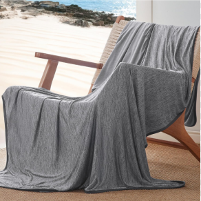 Bedsure Beige Cooling Blanket for Hot Sleepers - Summer Cold Linen Beige Throw Blanket for Couch, Arc-Chill Lightweight Bedding, Cool Thin Ice Cold Cooled Throws with Rayon Derived from Bamboo, 50x70