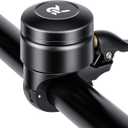 Bike Bell for Apple AirTag, Copper Bicycle Bell Hidden AirTag Bike Mount GPS Tracker Case Waterproof for Adults Kids Bikes 0.87inch/22.2mm Handlebar, Anti-Theft,120dB Loud