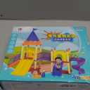 Toyvian Miniature Playground Models Kids Mini Slide Toy Model Plastic Playground Equipment STEM Toys for Kids Mini Playground Doll House Decor