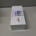 Chinoiserie Christmas Kitchen Utensil Holder, Xmas Tree Grandmillennial Cooking Utensil Holder Wooden Storage Organizer Box for Kitchen Counter, Blue and White Christmas Decor