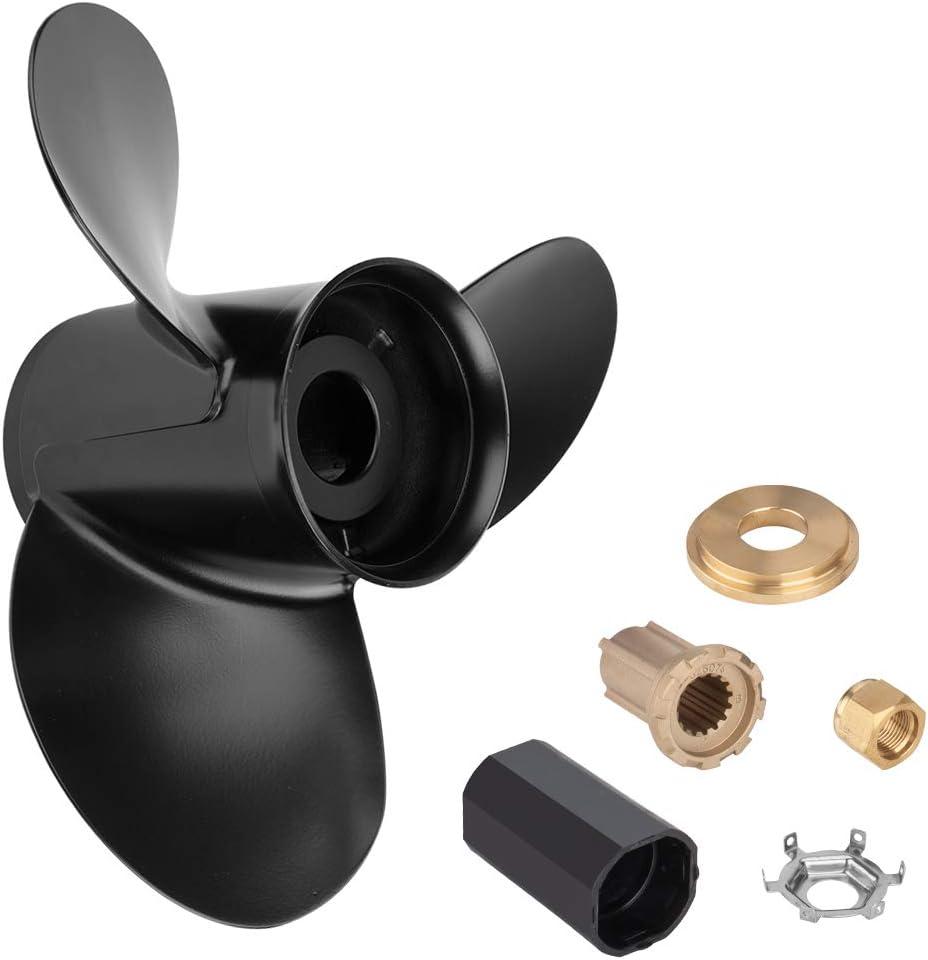 YOUNG PROPS 14 1/2 x 19 Replace OEM#48-832830A45 Aluminum Outboard Boat Propeller for Mercury Engine 135-300HP/Mercruiser Alpha One 14.5dia x 19 Pitch Hub Kits Included 15 Spline Tooth RH