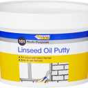 Everbuild 101 Multi-Purpose Linseed Oil Putty, Natural, 500 g (Pack of 1)