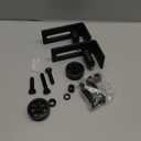 Heavy Duty Sliding Barn Door Floor Guide, Adjustable Roller, Wall Mount System, Flush Bottom Design, Floor Guide for Barn Door Panel Non-Damage(8 in 1), 2 Pack