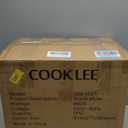 COOKLEE Stand Mixer, 9.5 Qt. 660W Electric Kitchen Mixer with Dishwasher-Safe Dough Hooks, Flat Beaters, Wire Whip & Pouring Shield Attachments for Most Home Cooks, Champagne