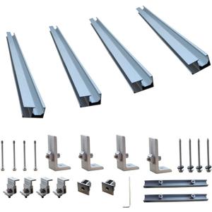 Solar Panel Roof Mounts Bracket Kit for Sloped Pitched Tin Roof