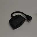 Kasa Outdoor Smart Plug, Smart Home Wi-Fi Outlet with 2 Sockets, IP64 Weather Resistance, Compatible with Alexa, Google Home & IFTTT, No Hub Required, ETL Certified(EP40), Black