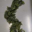 6ft Real Touch Cedar Garland Artificial Realistic Christmas Greenery Pine Garland with 150 Cedar Branches for Mantle, Fireplace, Table, Stairs, Doorframe, Window, Outdoor Indoor Xmas Decor