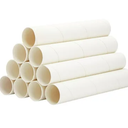 12 Pack White Cardboard Tubes For Decorations