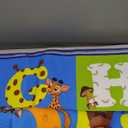 Kids Rugs for Playroom Bedroom Classroom Nursery, Non-Slip and Washable Rugs for Children Toddlers Girls, Educational and Fun Rug Carpets with ABC Alphabet Animals Shapes, 7x10, Blue
