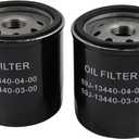 Oil Filter 69J-13440-04-00 69J-13440-03-00 Replacement  Compatible with Yamaha F150 F175 F200 F225 F250 4-Stroke Outboards, AR/SX Boats, FX HO VX VXR FZR WaveRunner 2-Pack